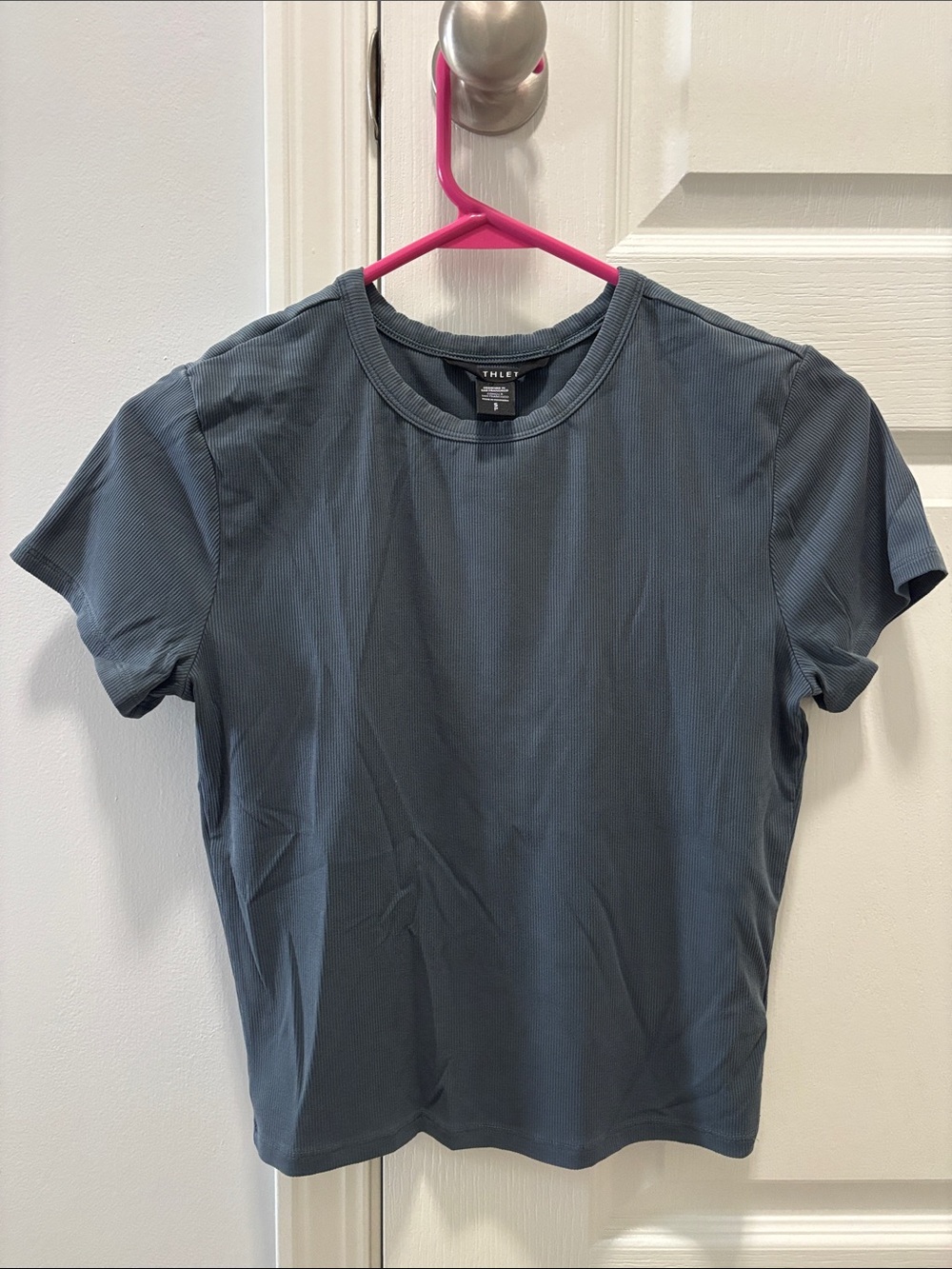 Athleta Signature Rib Crop Tee